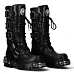 NEW ROCK Girdle Boots (474-S1) Black Černá 36