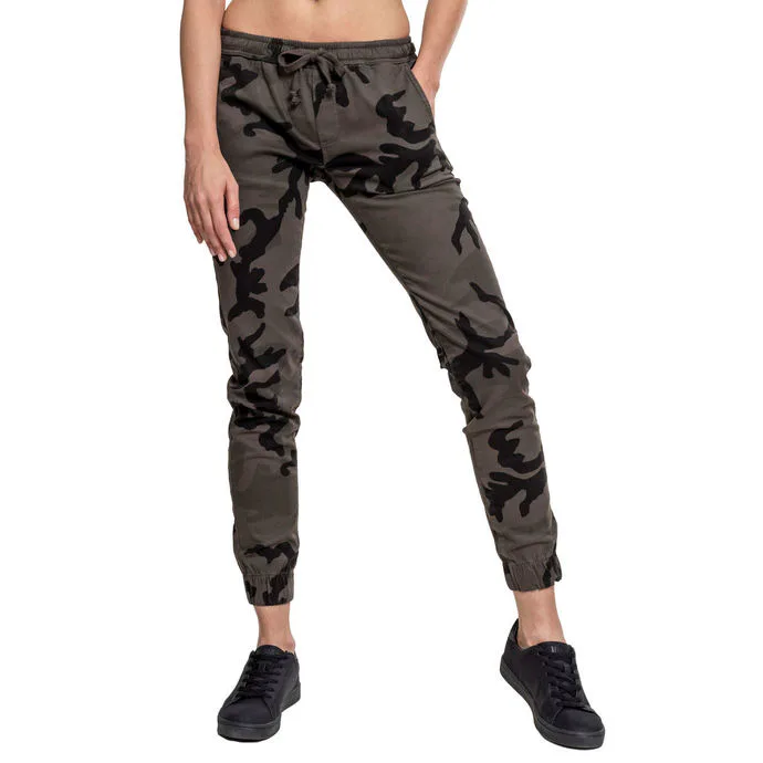 kalhoty plátěné URBAN CLASSICS Camo Jogging S
