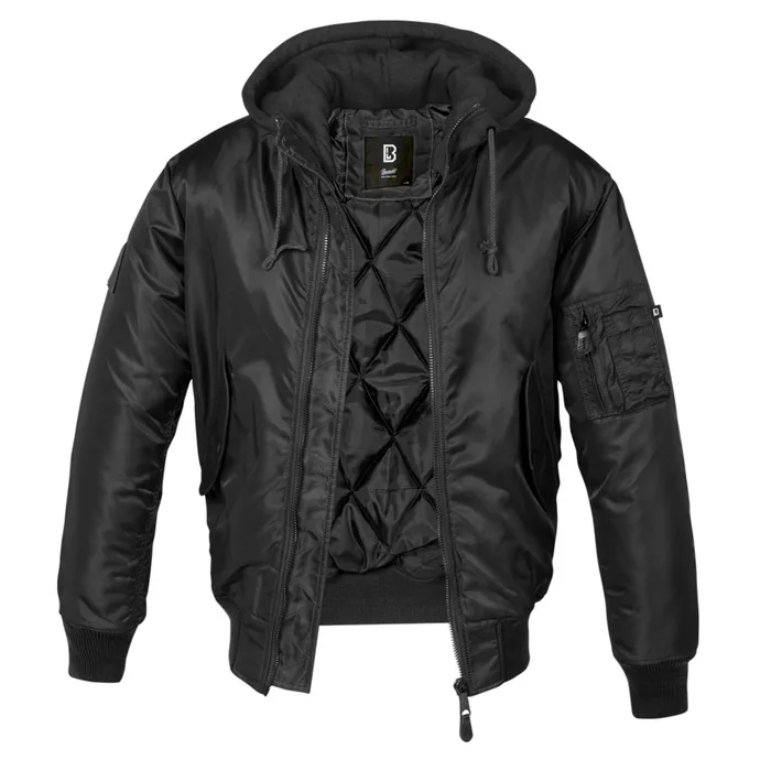 bunda pánská bomber BRANDIT - 3150-black S